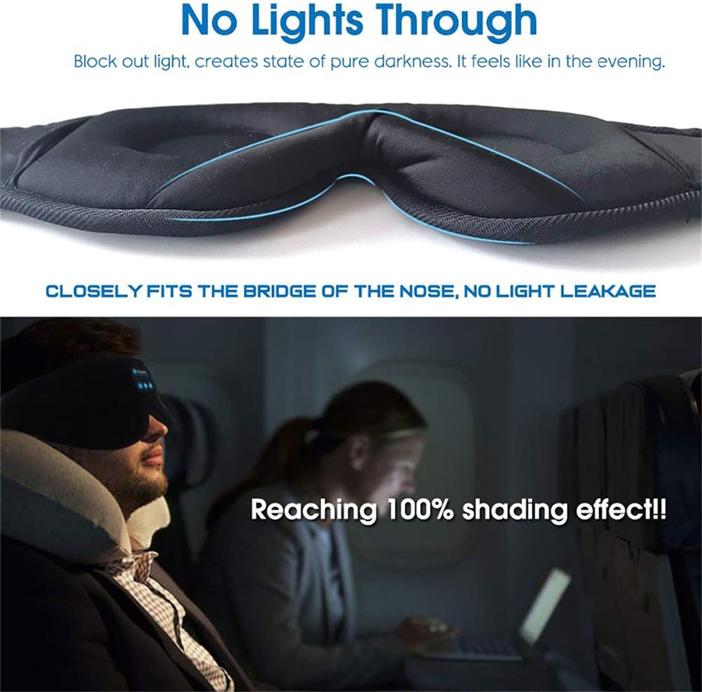 SleepMask™ – Bluetooth Music Eye Mask