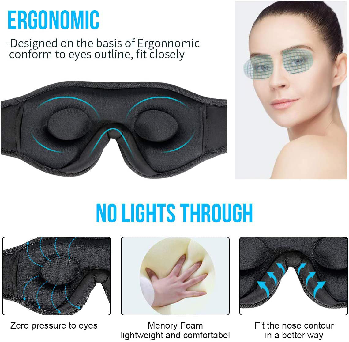 SleepMask™ – Bluetooth Music Eye Mask