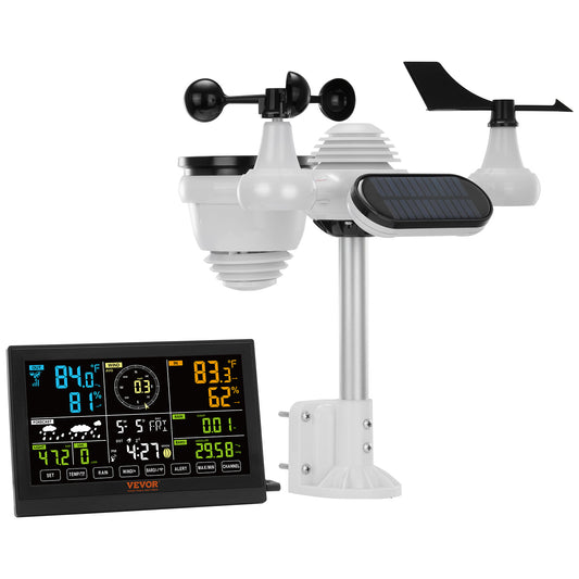 Smart 7-in-1 Wireless Weather Station with Forecast Display